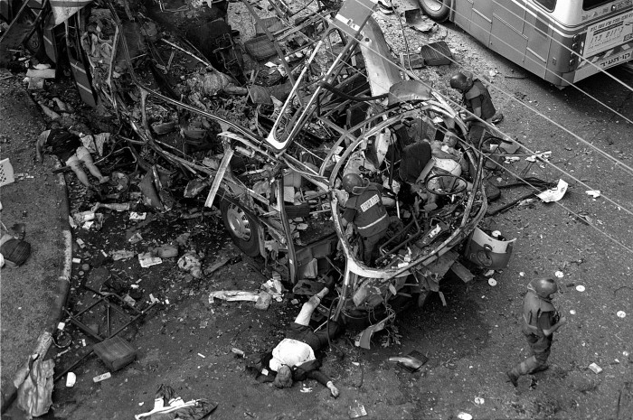 Teroristu uzspridzinātais autobuss Telavivā, 1995