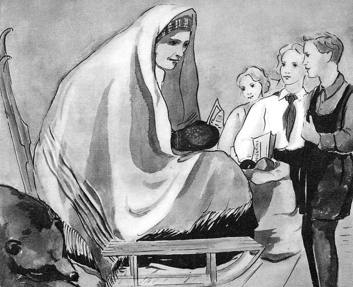 Latviešu mātes un Jāņa sievas Saules arhetipiskais attēlojums Kurta Fridrihsona zīmējumā