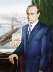 Krievijas prezidenta Vladimira Putina portrets