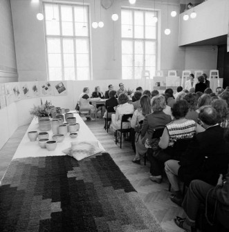 RLMV diplomdarbu aistāvēšana, 70.gadi (Foto - Gunārs Binde)