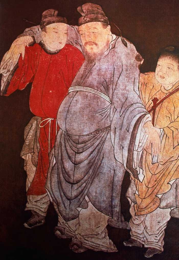 Dzejnieku un dzērāju Li Bo balsta draugi (Foto: Corbis)