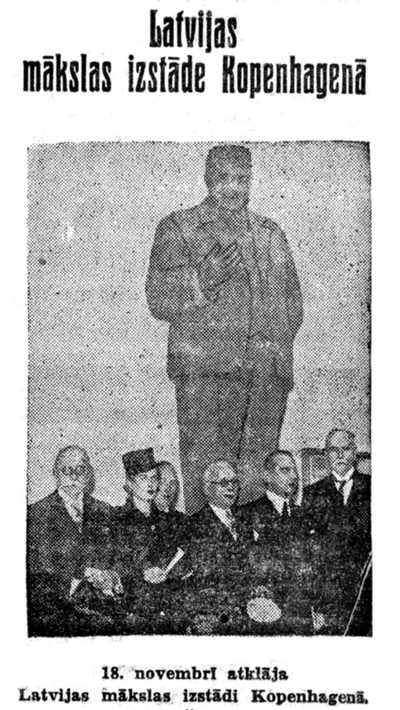 Fotogrāfija 1938. gada 23, novembra avīzē